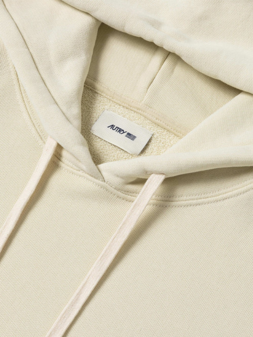 Hoodie main man jersey cream 