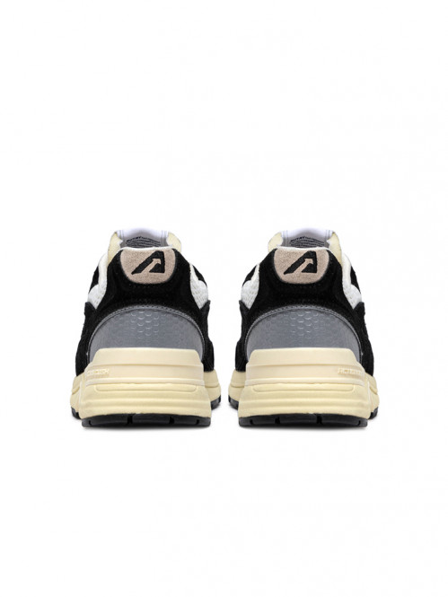 Hyperway low man sneaker black silver 