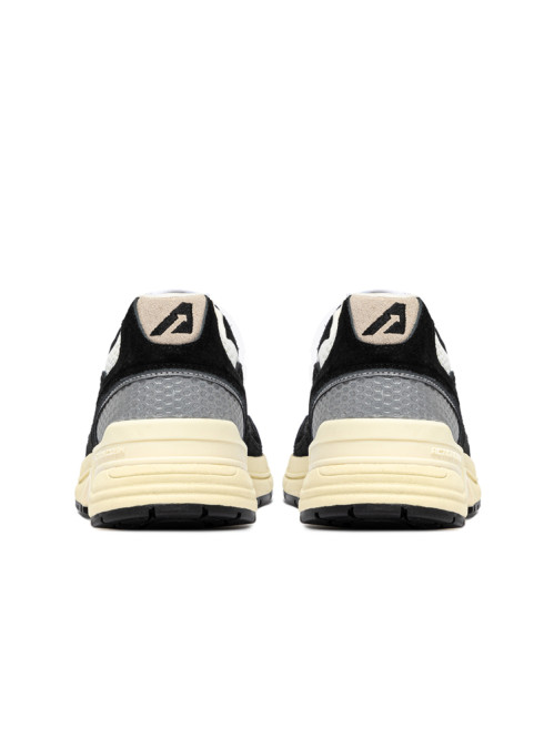 Hyperway low man sneaker black silver 