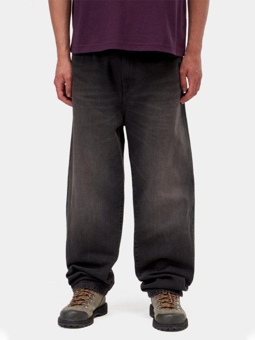 Aaron pant black tobacco used wash 