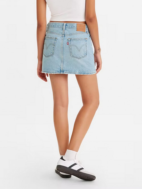 Icon jeans skirt front and cente 26