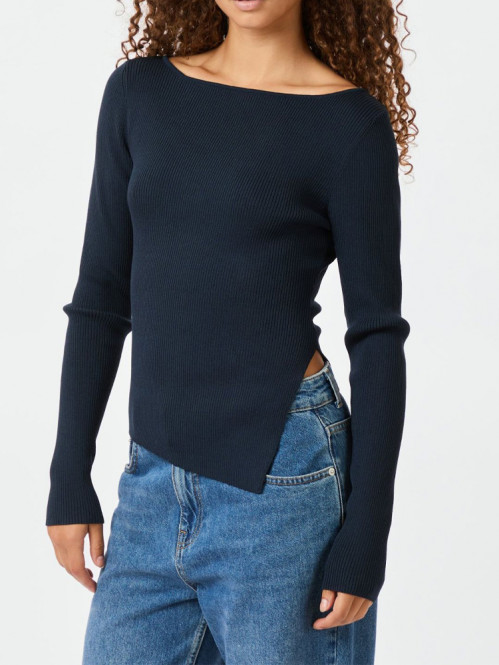 Janna knit blouse midnight S