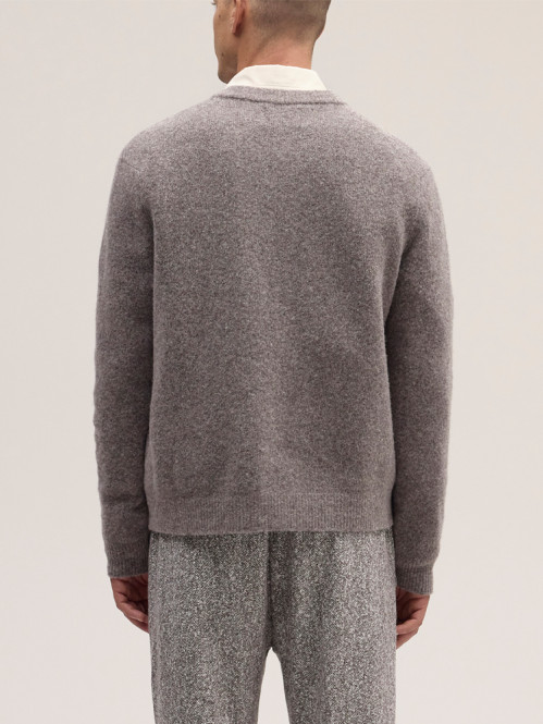 Jasper crew cardigan mable husk 