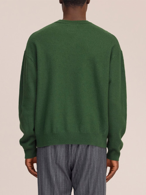 Jasper ls crew pullover eden green 