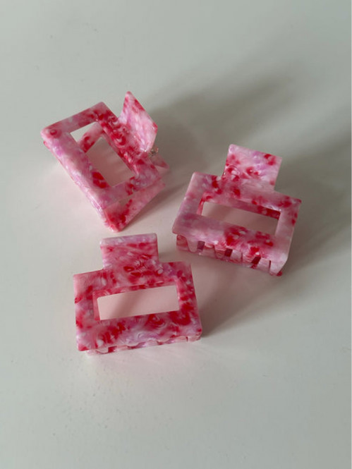 Josefin clip swirly pink 