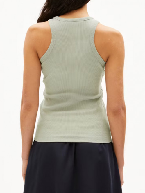 Kanitaa rib tanktop seagreen 