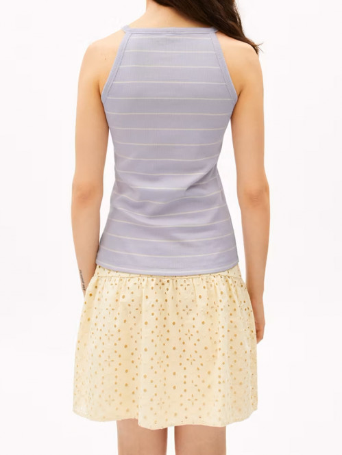 Kataalin fine stripes top soft lilac 