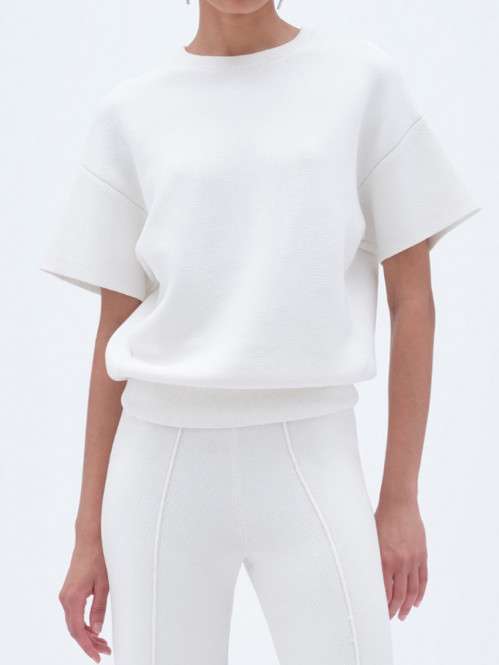 Knit t-shirt bright white 