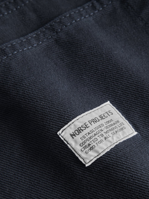 Korshavn relaxed 5 pocket pants heavy twill dk navy 