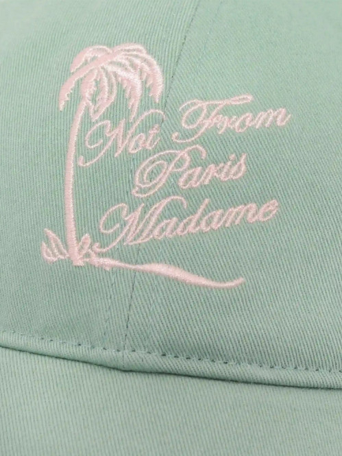 La casquette slogan water green 