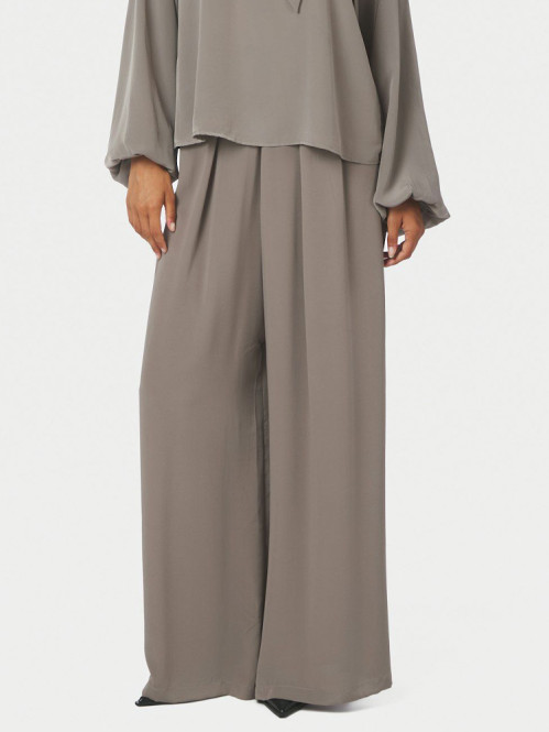 Lana pants warm grey 