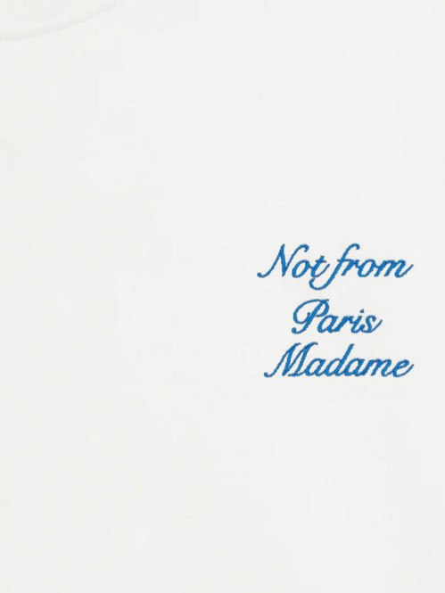 Le sweatshirt slogan cursive off white 