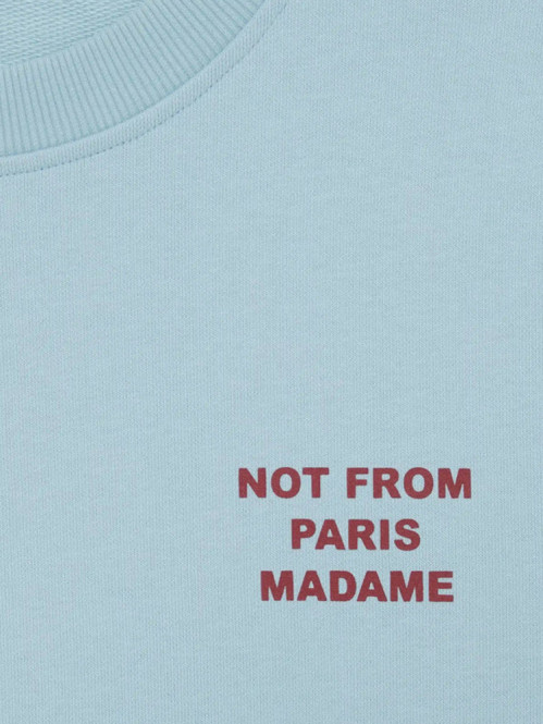 Le sweatshirt slogan lt blue 