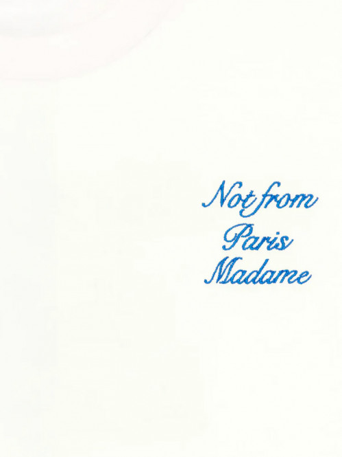 Le t-shirt slogan cursive off white 
