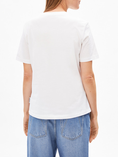 Lualaa flower t-shirt wht early 