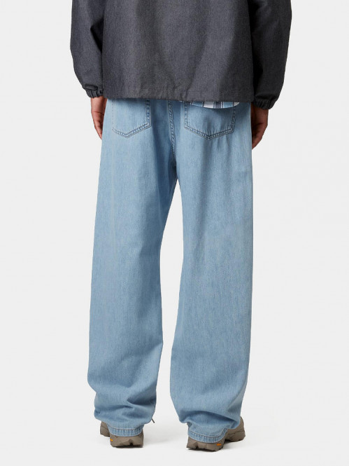 Lucas pant cotton denim blue bleached 
