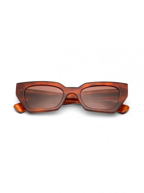 Luna sunglass transparent havana brown OS