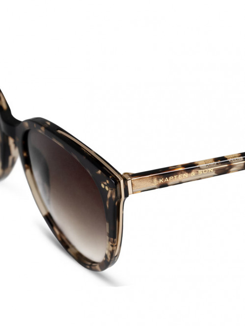 Manhattan sunglass crystal tortoise brown OS