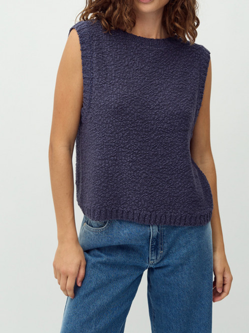 Merae-m linni top vint. indigo XS