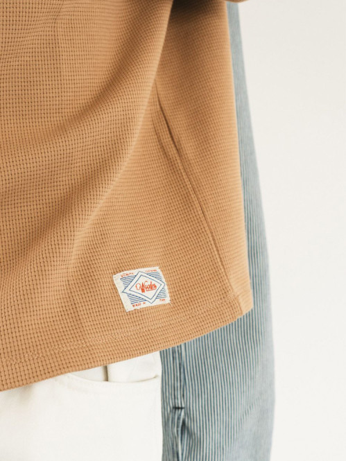 Marvin longsleeve camello L