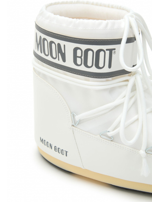 Mb icon low nylon boots white mono 