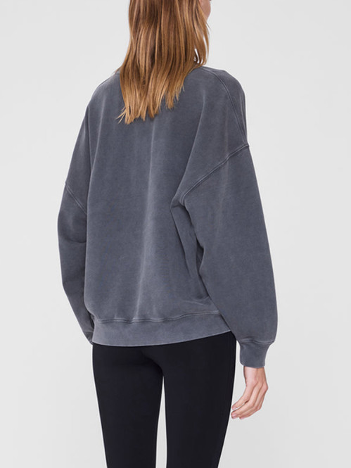 Miles sweatshirt sport club washed black 