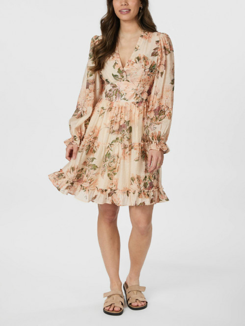 Miller Mega floral dress peach blossom 