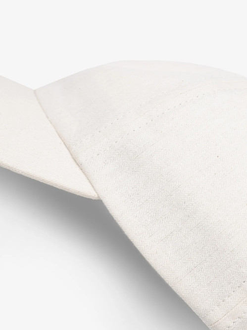 Mini heringbone twill cap natural 