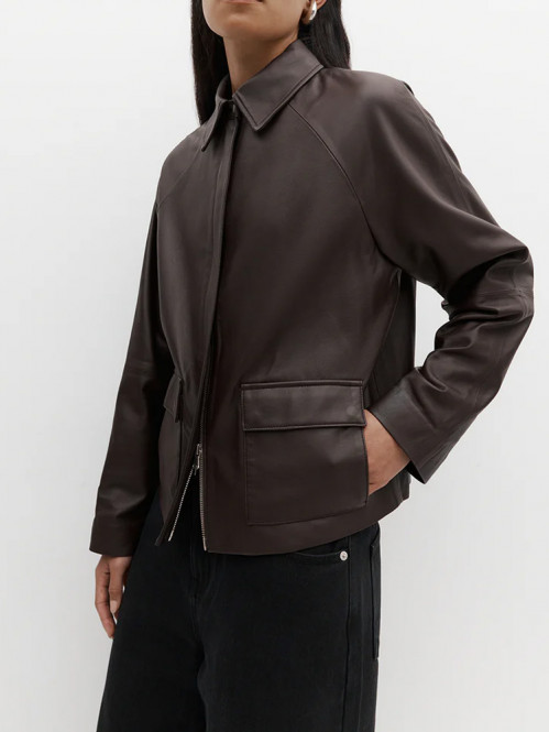 Mo leather jacket balsamic 
