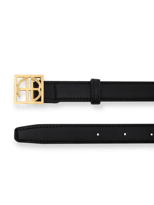 Monogram belt black 