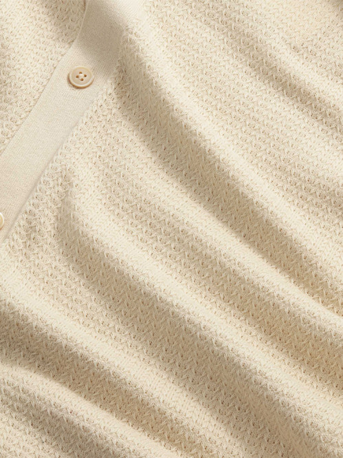 Nalo polo cardigan ivory L