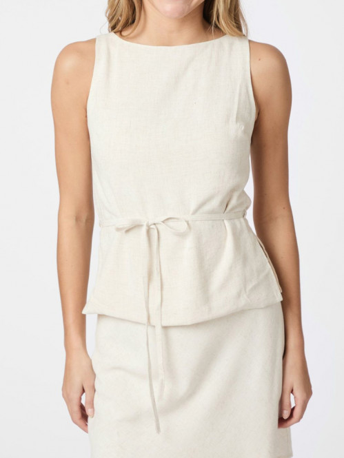 Nassa linen top natural 