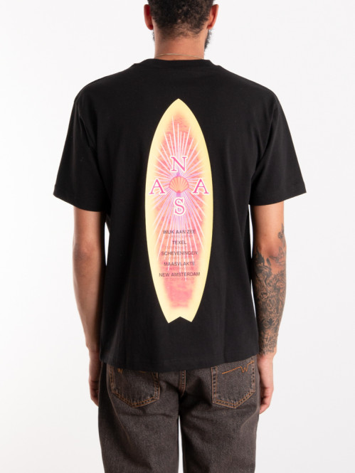 Surfboard t-shirt black 