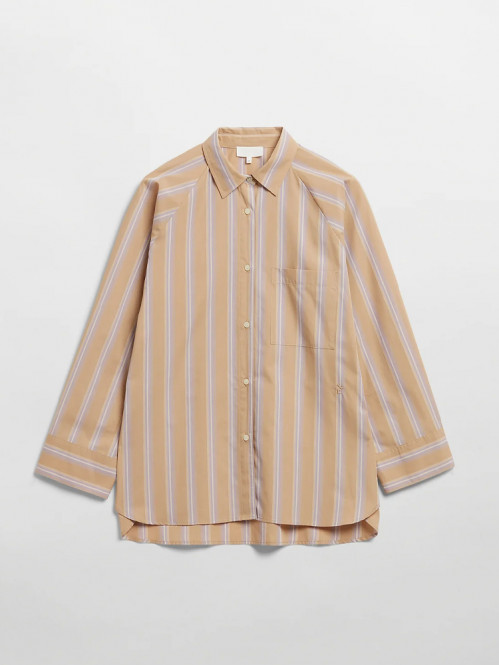 Noelle blouse beige stripe 