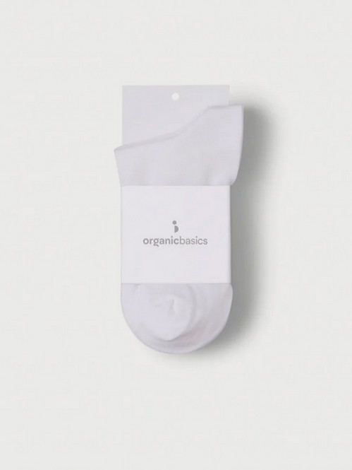 Organic cotton regular socks white 