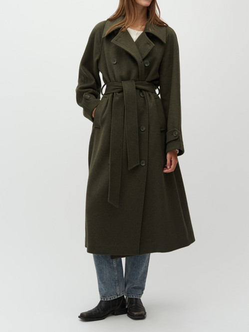 Odonna-m lava coat dusty olive 
