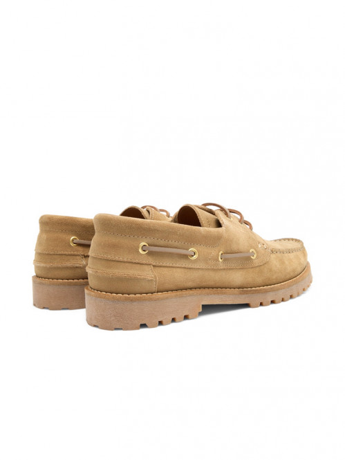 Ollie boat mokassin earth suede 