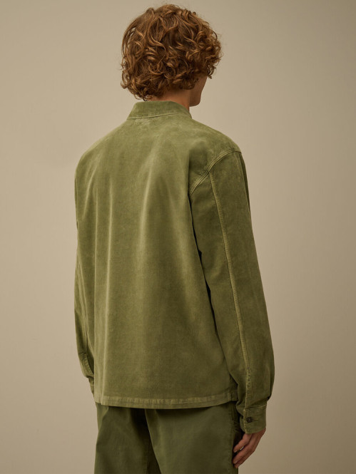 Overshirt corduroy seagrass 