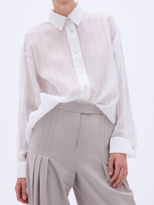 Oversize shirt bright wht 