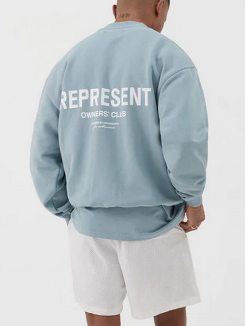 Owners club sweater baby blue 