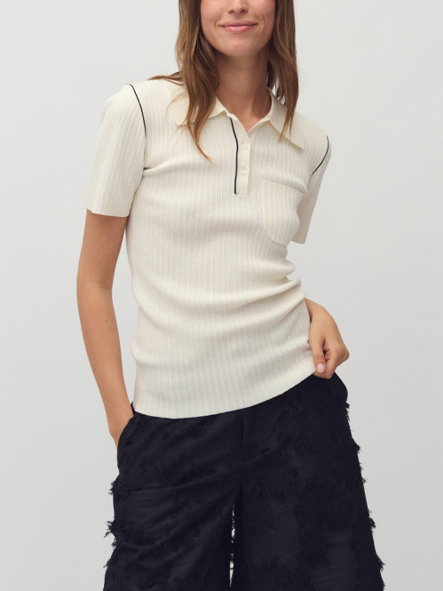 Paoula ss-m connor print polo sugar 