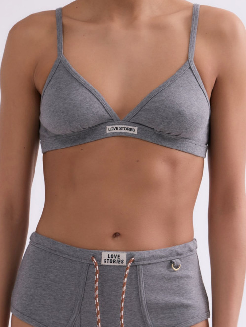 Parker bralette grey 