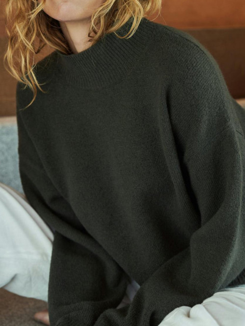 Paulina knit blouse moss green 