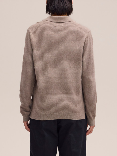 Paul ls polo shirt mable husk 