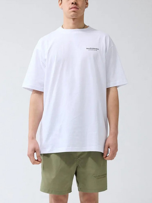 Photo print tee white 