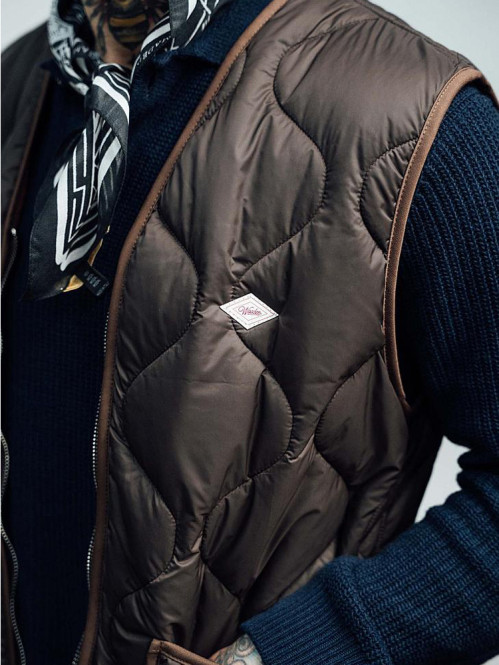 Rail zip vest moro 