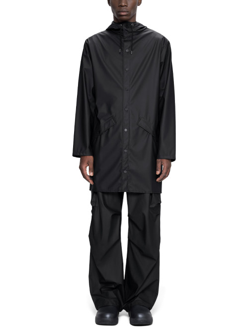 Long rain jacket black 