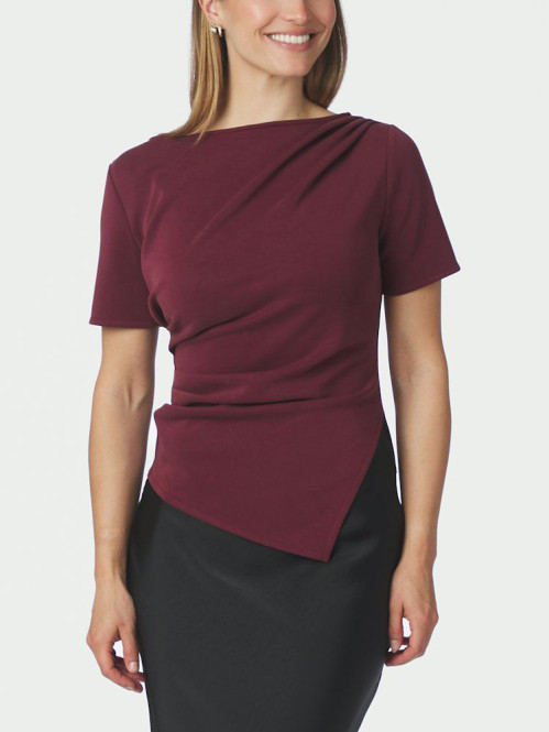 Rasmine soft blouse wine 