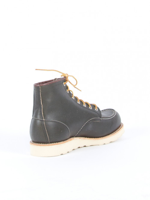 6 inch boots round toe green 