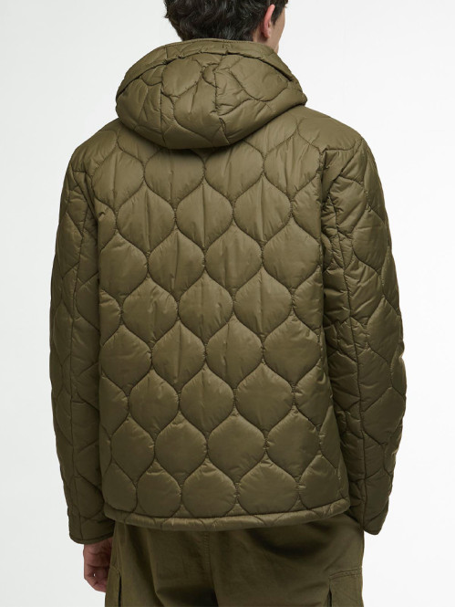 Reengineered hooded jacket beech 